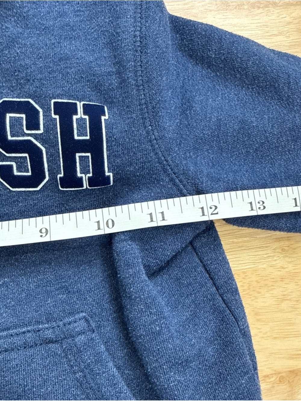 OshKosh B'Gosh Boys Size 3T/3A Full Zip Logo Blue Hoodie - Picture 5 of 8